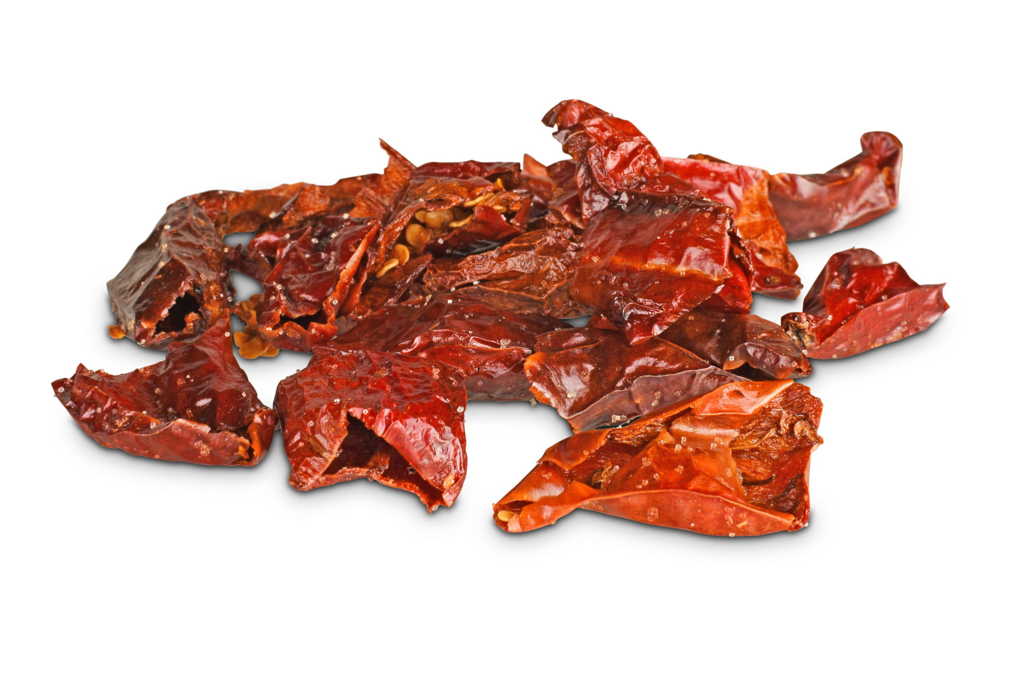 Peperoni Cruschi - gedörrte Spitzpaprika aus der Basilikata