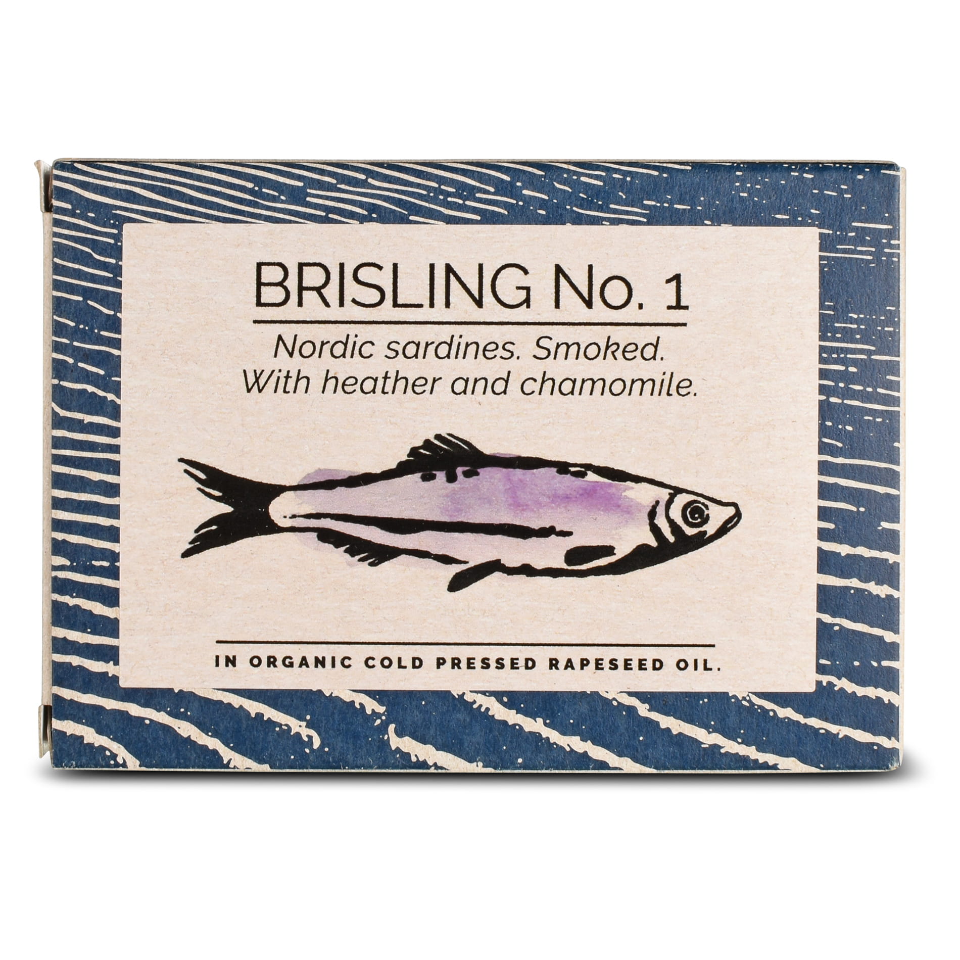 Dose FANGST Brisling No. 1 mit geräucherten Ostsee-Sprotten, Kamille und Heidekraut