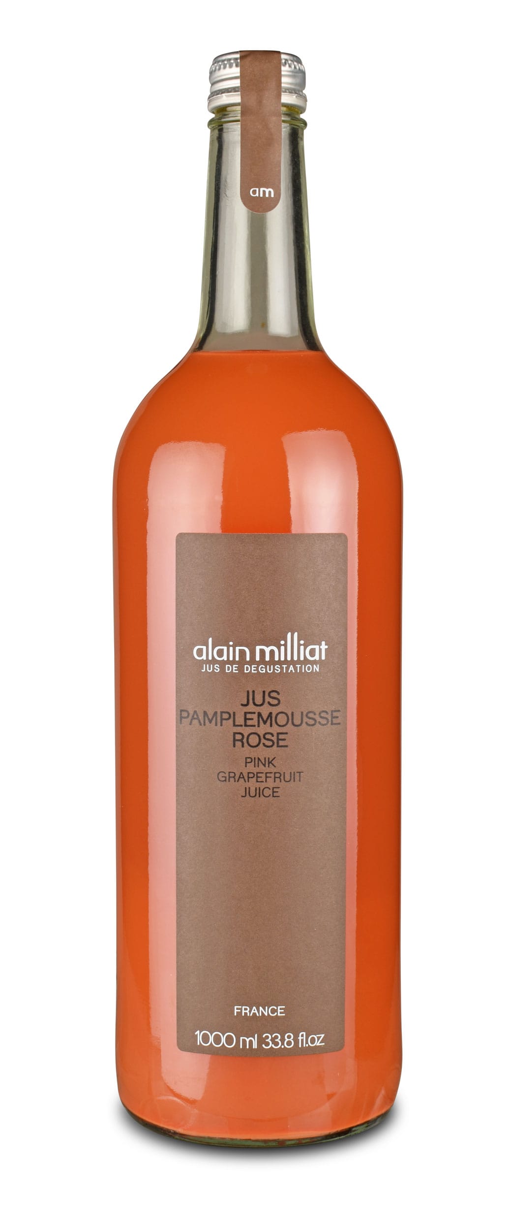 Rosa Grapefruit Saft - Alain Milliat 1l Flasche