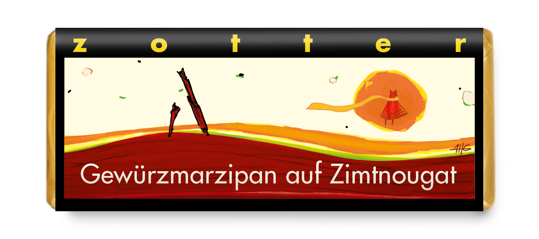 Zotter Handgeschöpfte Schokolade Gewürzmarzipan Zotter Handgeschöpfte Schokolade Gewürzmarzipan