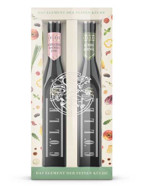 Geschenkset "Marillen- & Birnenessig" Geschenkset "Marillen- & Birnenessig"