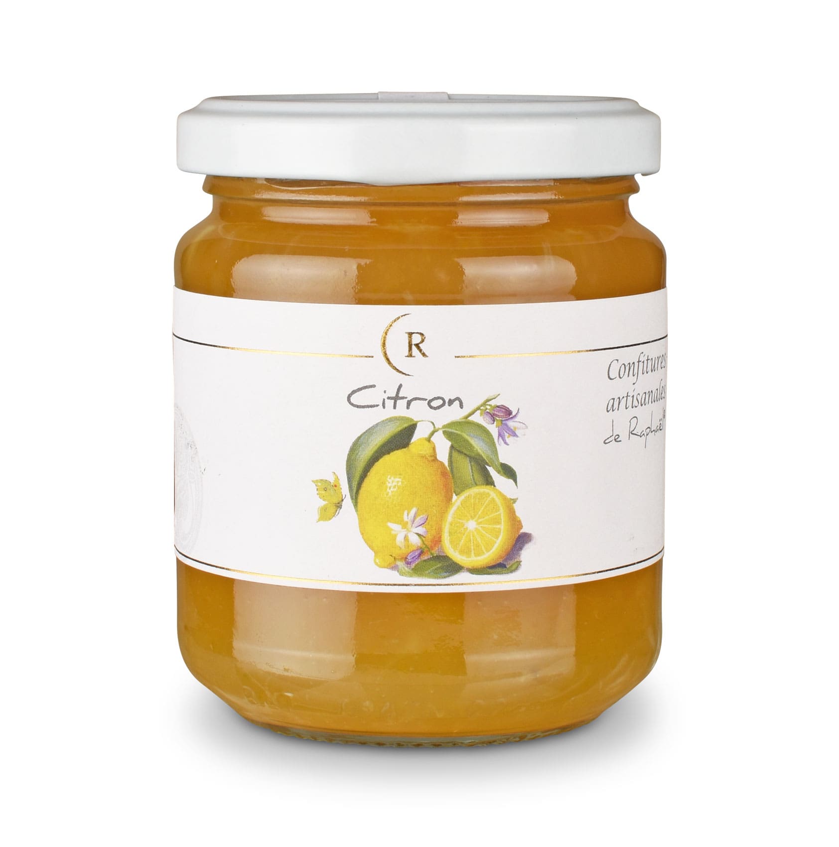 Zitronenmarmelade von Les Confitures de Raphael aus Frankreich im Glas