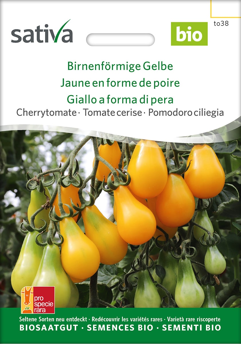Cherrytomate 'Gelbe Birnenförmige' Saatgut, Sativa