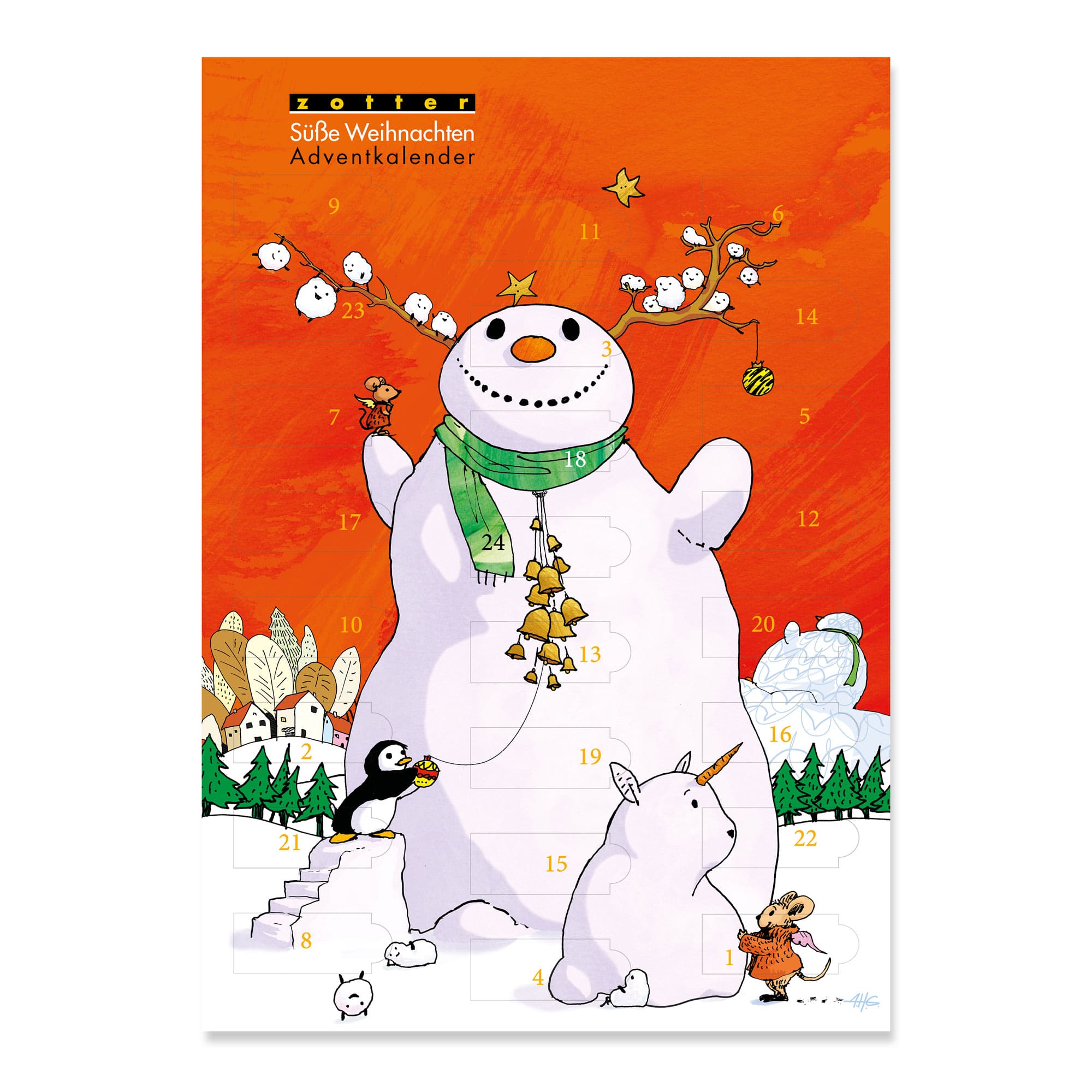 Zotter Adventskalender Süße Weihnachten