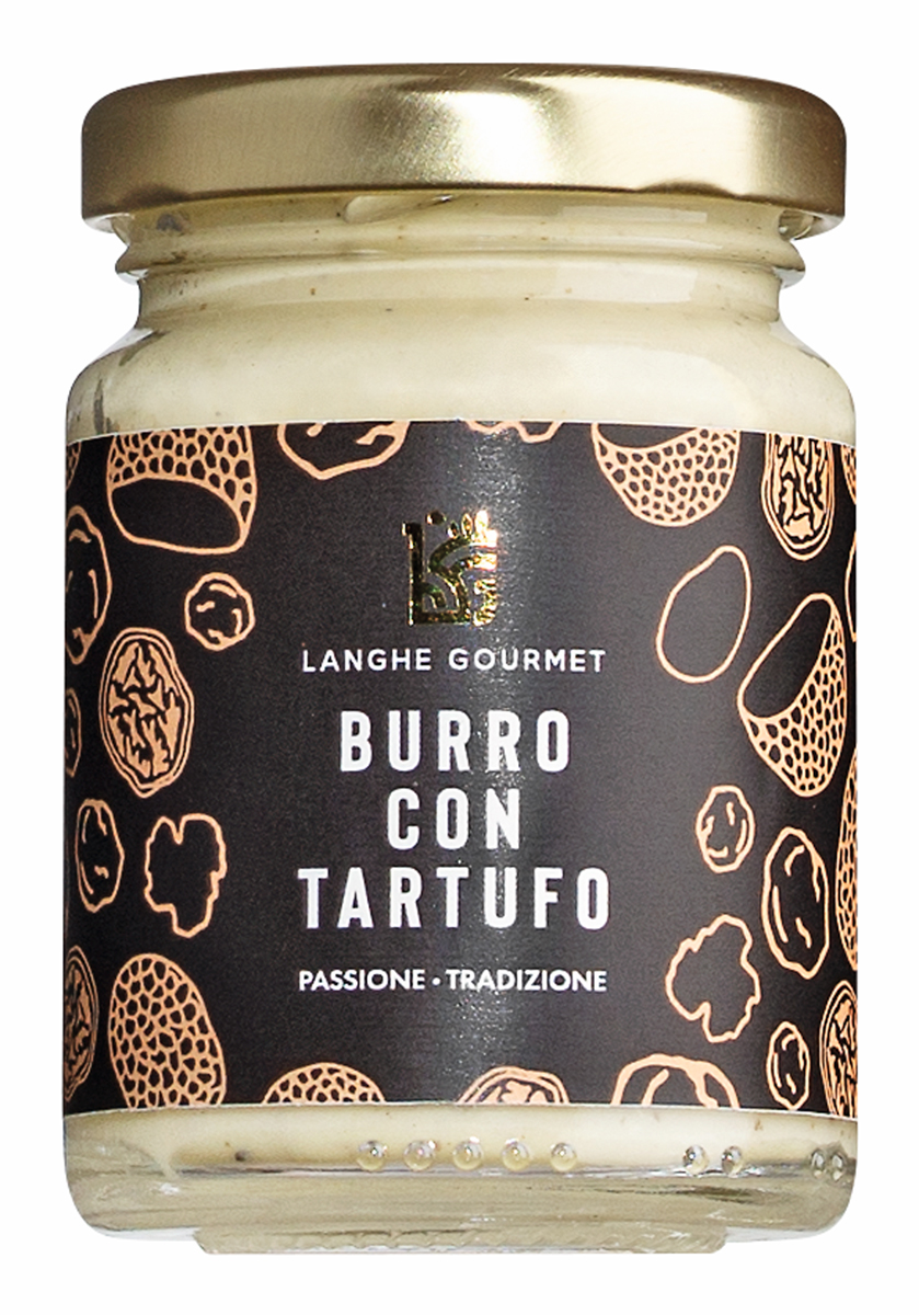 Butter mit Sommertrüffeln - Langhe Gourmet Trüffelbutter mit Sommertrüffeln