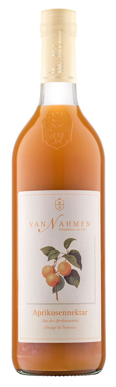 Van Nahmen Aprikosennektar 0,75l Flasche