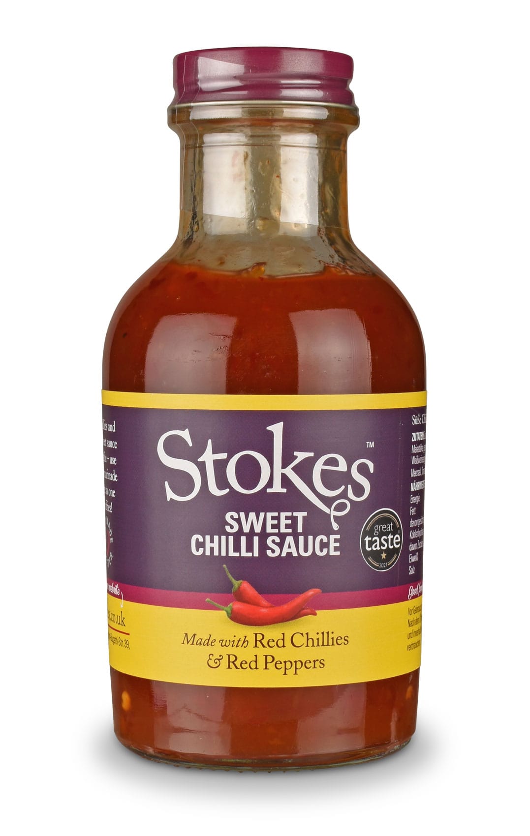 Stokes Sweet Chilisauce Stokes Sweet Chilisauce in der 259ml Glasflasche