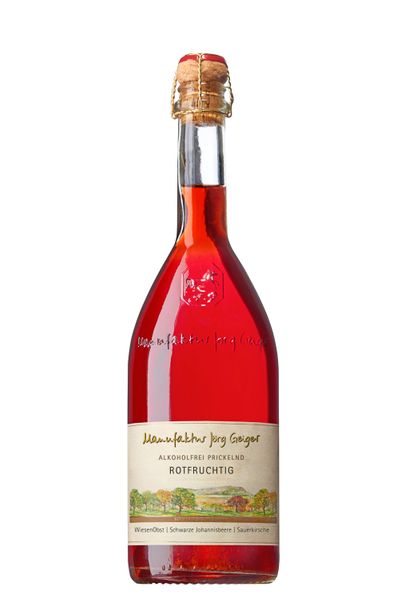 Jörg Geiger Prisecco rotfruchtig, alkoholfrei Prisecco rotfruchtig 0,75l Flasche