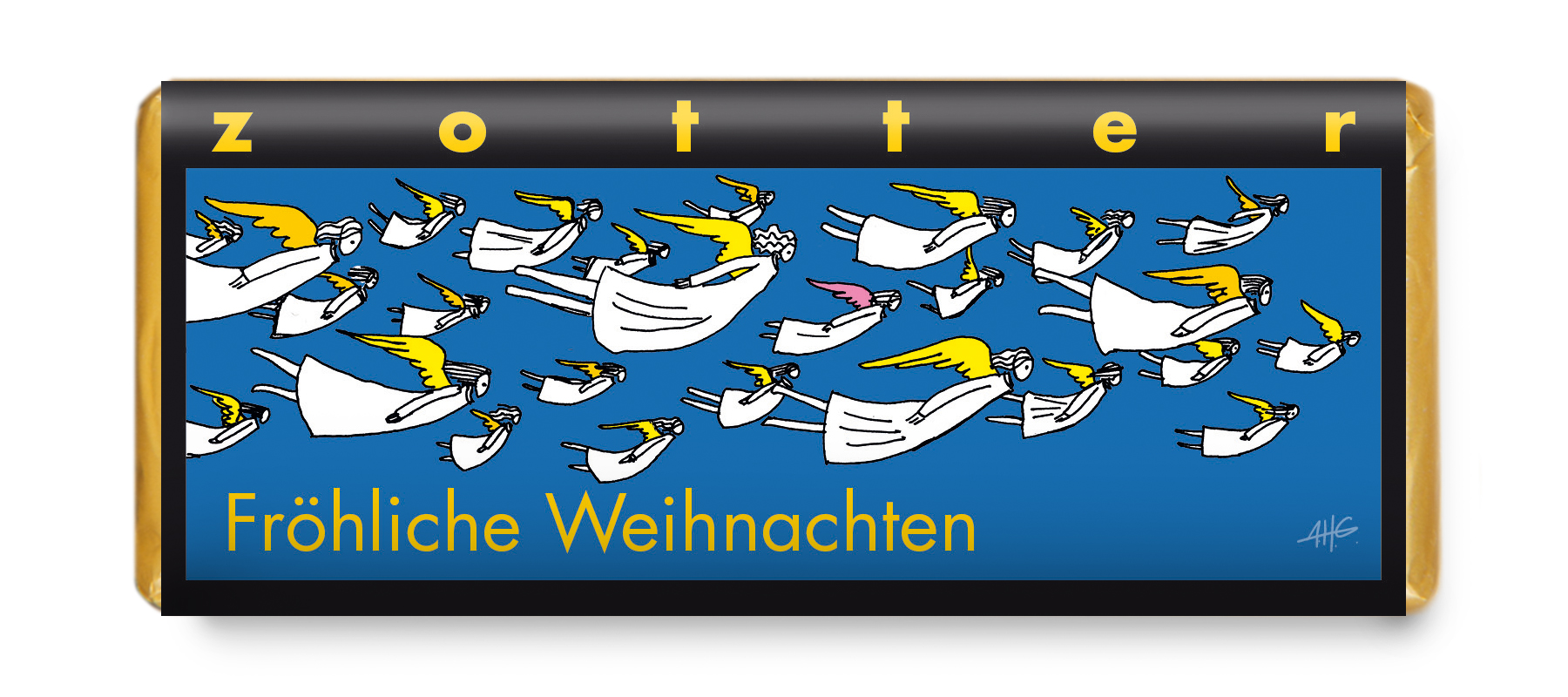 Zotter Fröhliche Weihnachten Schokolade
