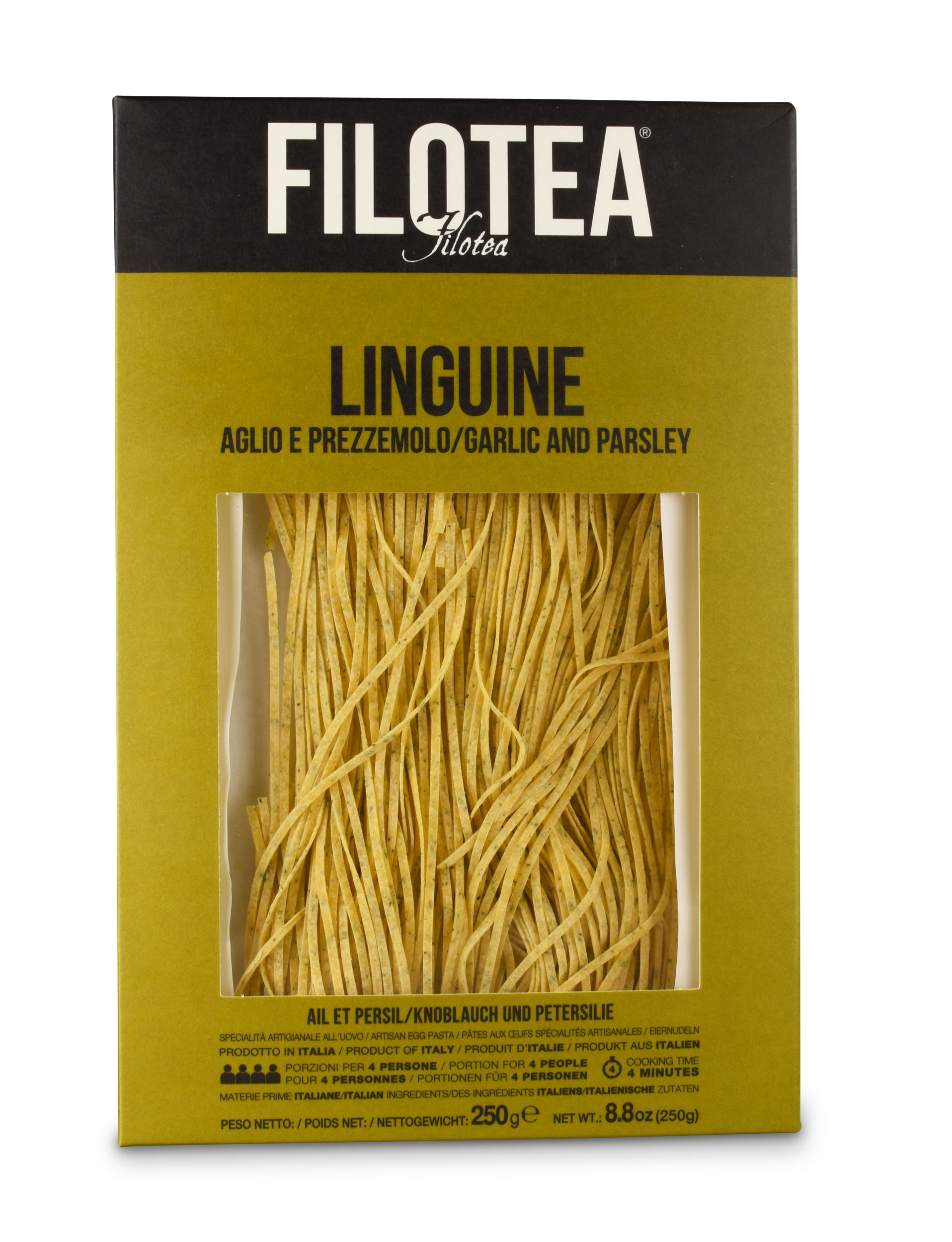 Linguine mit Knoblauch und Petersilie - Filotea Linguine mit Knoblauch und Petersilie - Filotea Pasta