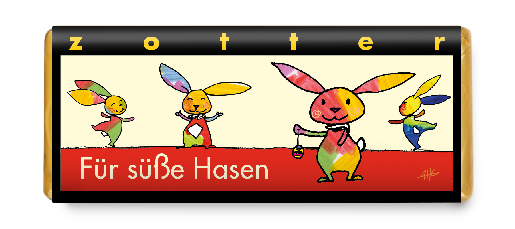 Für süße Hasen - Handgeschöpfte Schokolade [Bio]