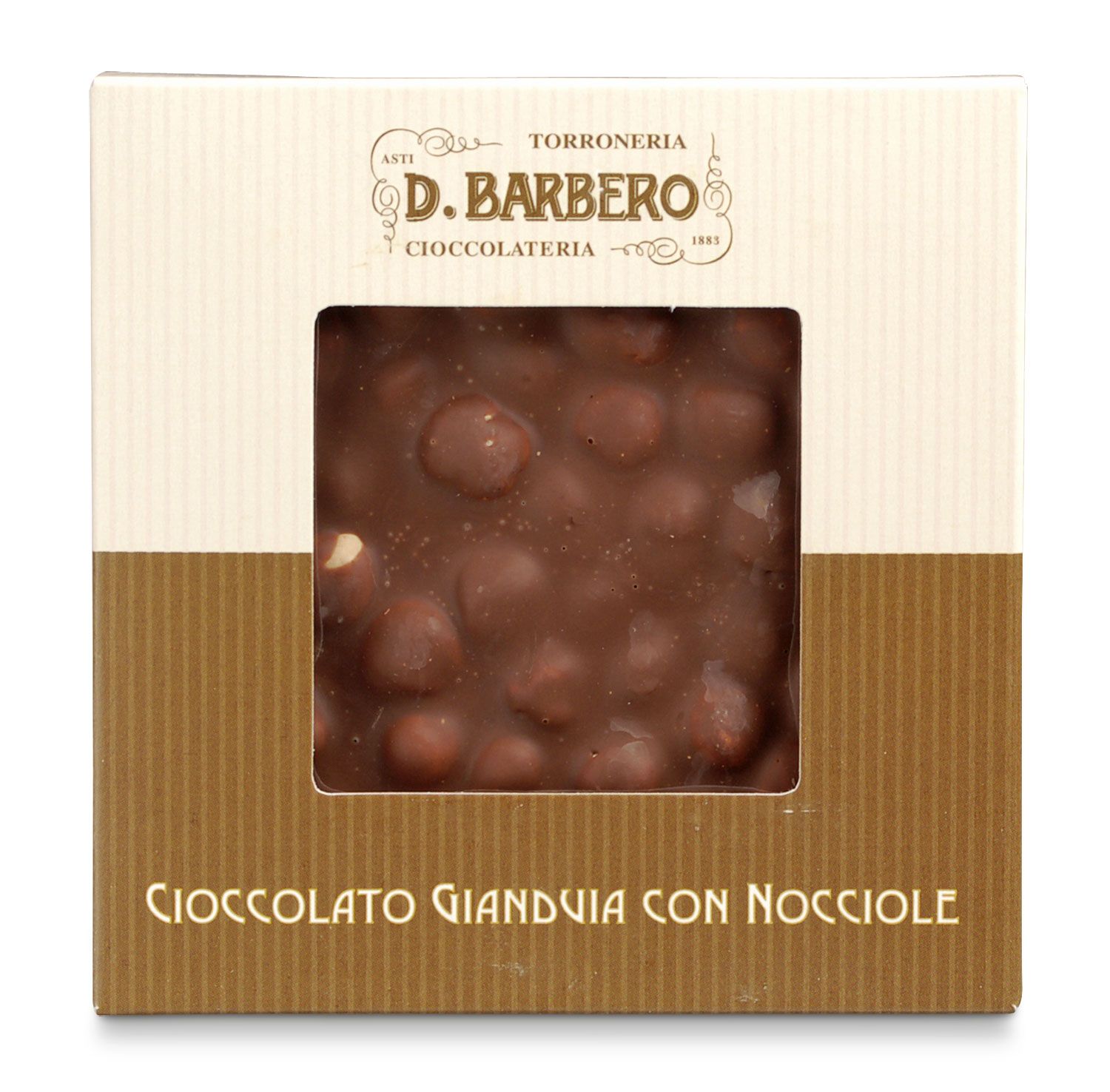 Cioccolato gianduja con nocciole