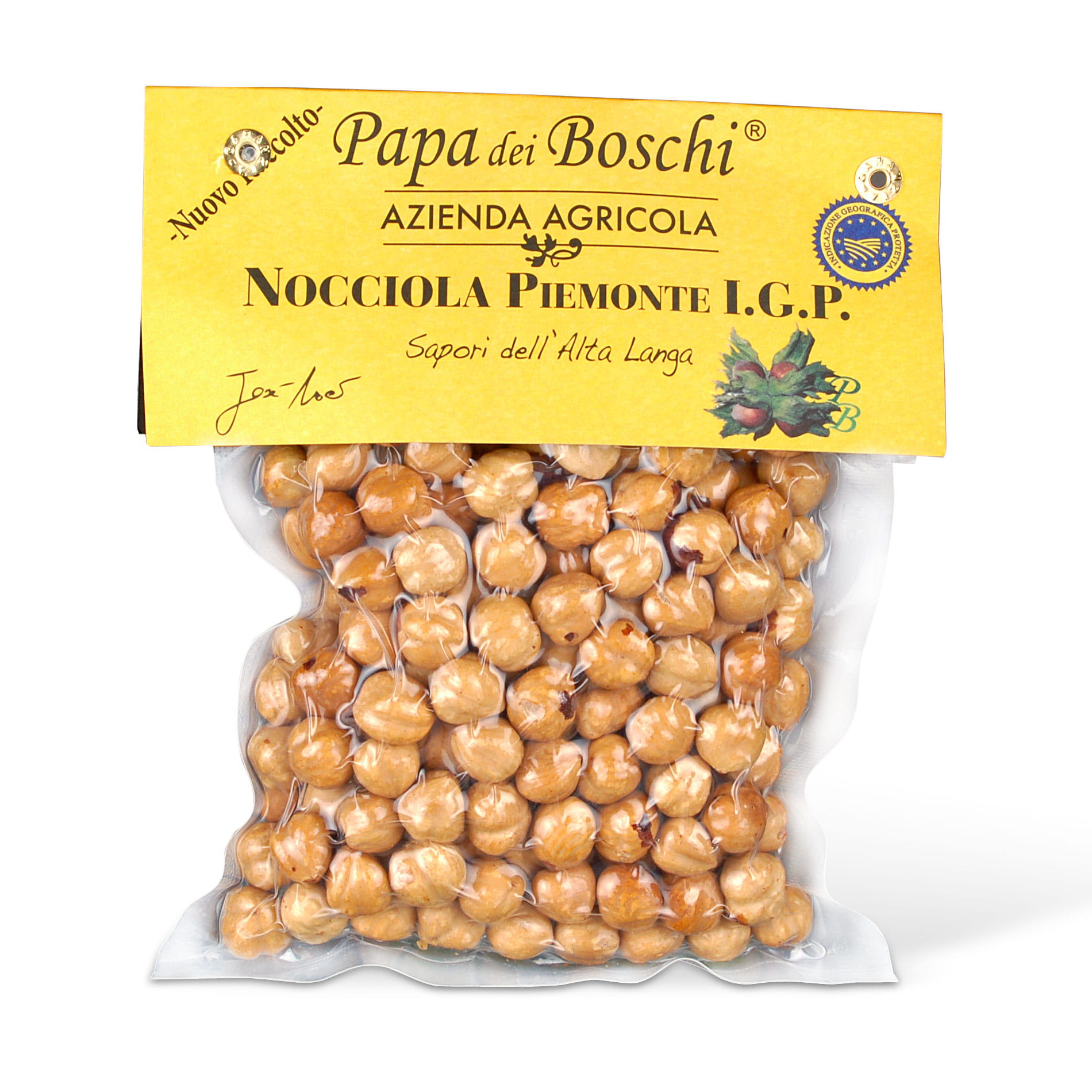 Geröstete Piemonteser Haselnüsse IGP von Papa dei Boschi, 200 g