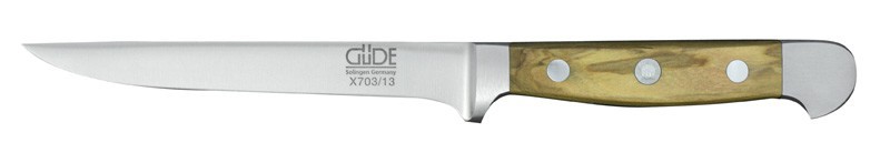 Ausbeinmesser flexibel 16 cm Klinge, Serie Alpha Olive, Güde X703/16