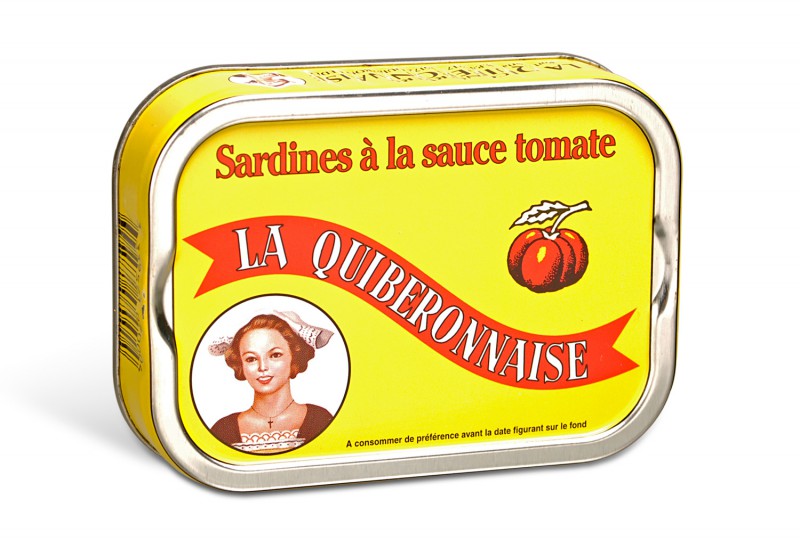 La Quiberonnaise Sardinen in Tomatensauce, Jahrgang 2016 Jahrgangssardinen in Tomatensauce