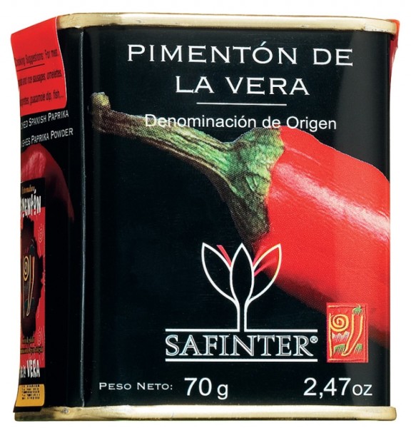 Pimentón de la Vera scharf – geräuchertes Paprikapulver von Safinter in DOP-Qualität