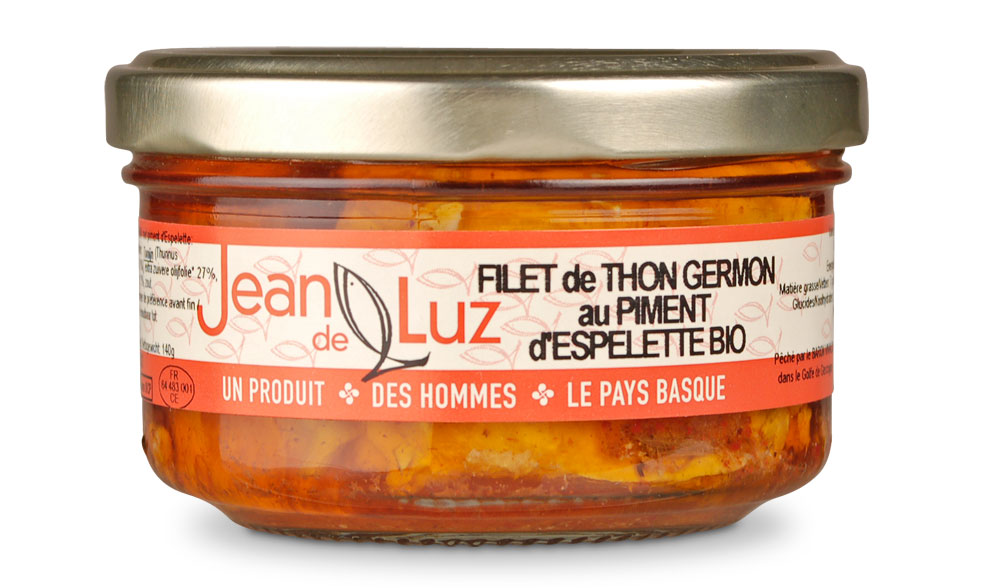 Filet de Thon Germon au Piment d'Espelette
