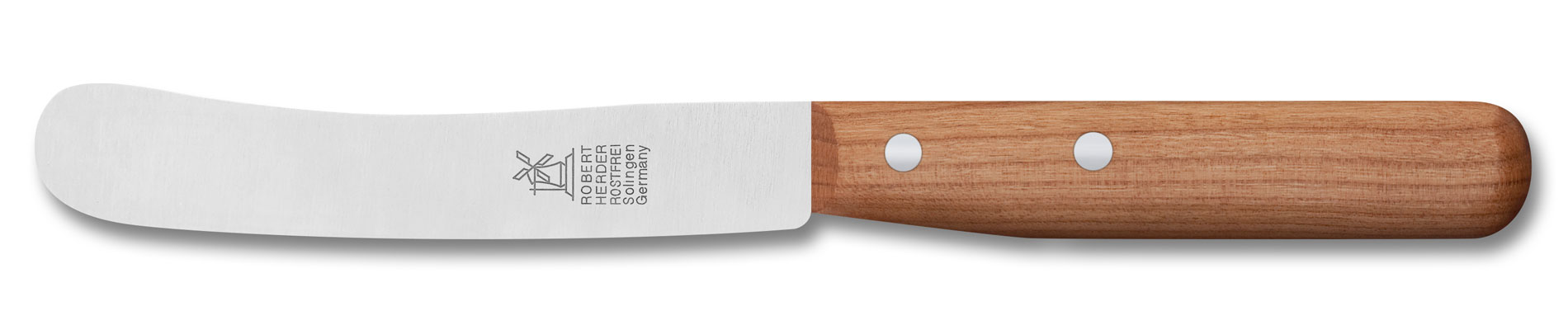 Frühstücksmesser Buckels, rostfrei 118mm Klingenlänge Buckels Frückstückmesser, Windmühlenmesser Solingen