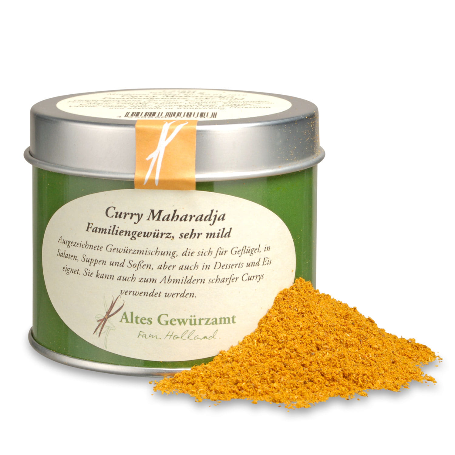Altes Gewürzamt Curry Maharadja mildes Familien Curry