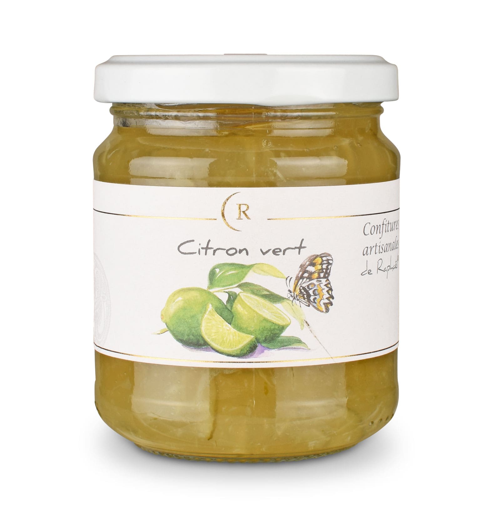 Limettenmarmelade von les confitures de Raphael im 250g Glas