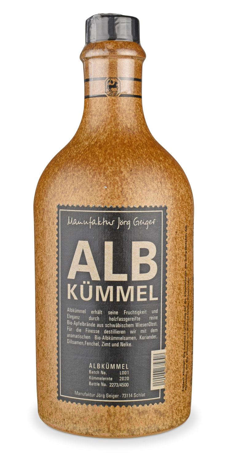 Jörg Geiger Albkümmel Destillat fassgelagert