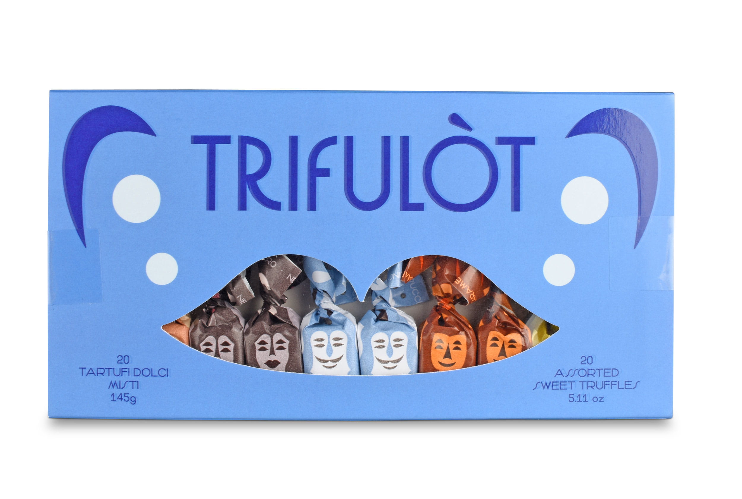 Tartufi Dolci Trifulot Geschenkpackung von Tartuflanghe mit piemonteser Haselnuss IGP