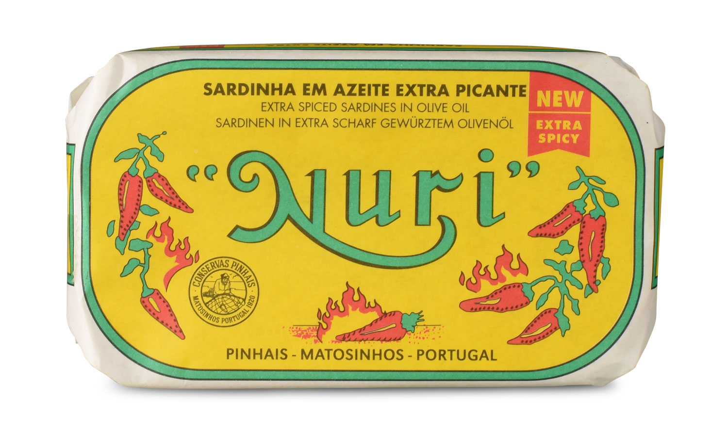 Nuri Sardinen in Olivenöl pikant Nuri Ölsardinen pikant eingelegt in der Dose