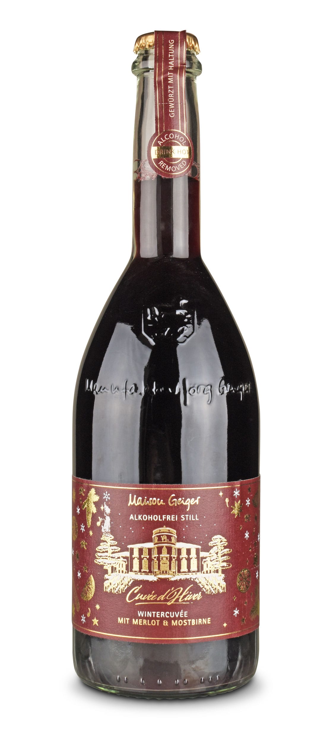 Jörg Geiger Wintercuvée alkoholfrei, 0,75l Flasche