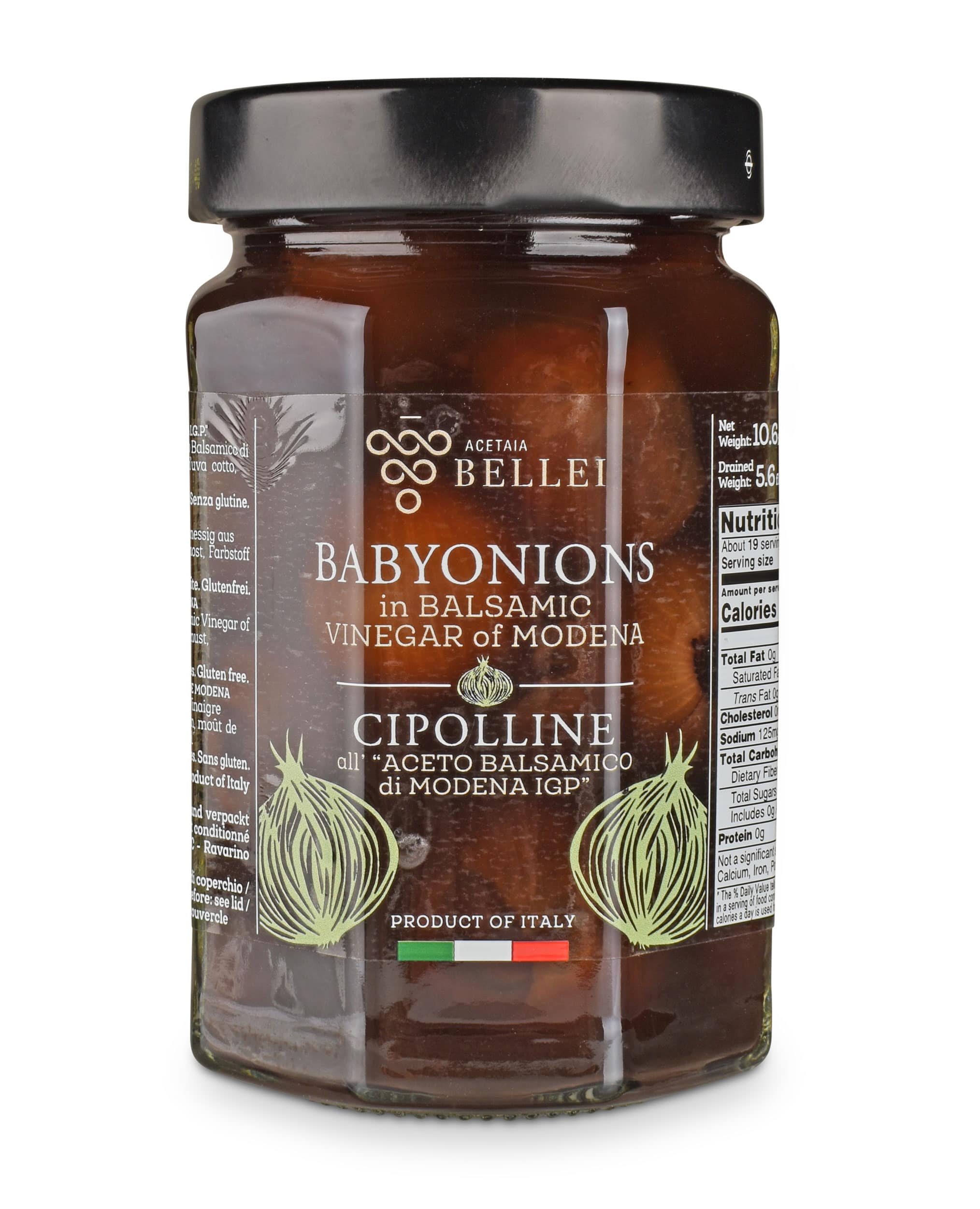 Borettane Zwiebeln eingelegt in Aceto Balsamico di Modena – italienische Antipasti