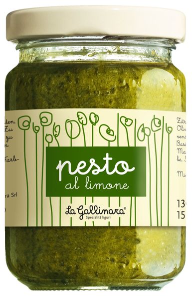 Pesto al limone - La Gallinara, Ligurien Pesto al limone - La Gallinara, Ligurien