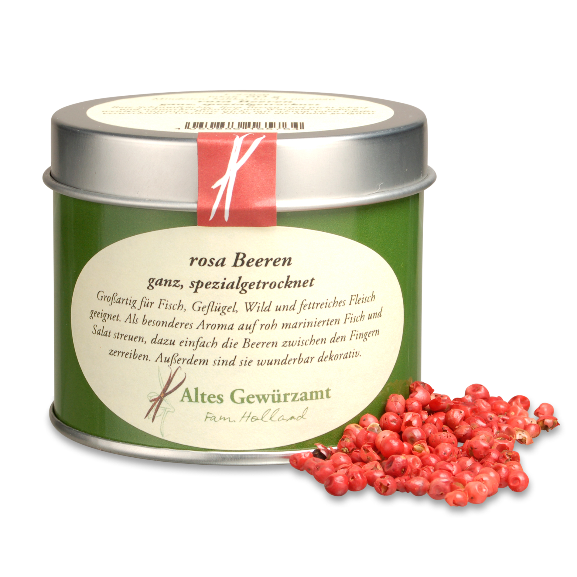 Altes Gewürzamt Rosa Beeren Schinusfrüchte mild aromatisch