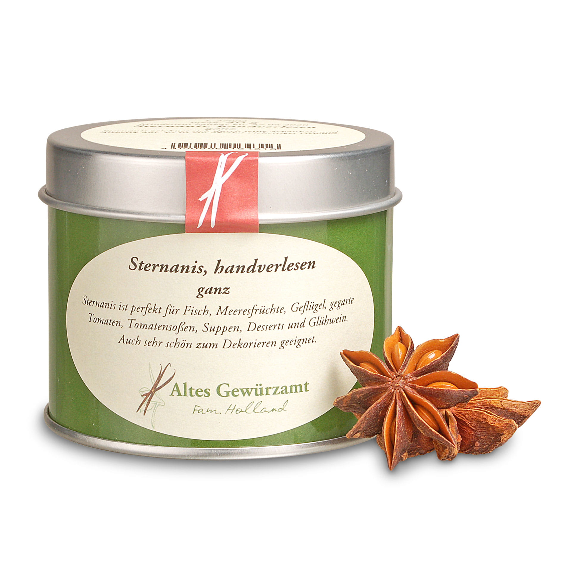 Sternanis ganz vom Alten Gewürzamt – aromatische Sternanis-Früchte für Küche und Desserts