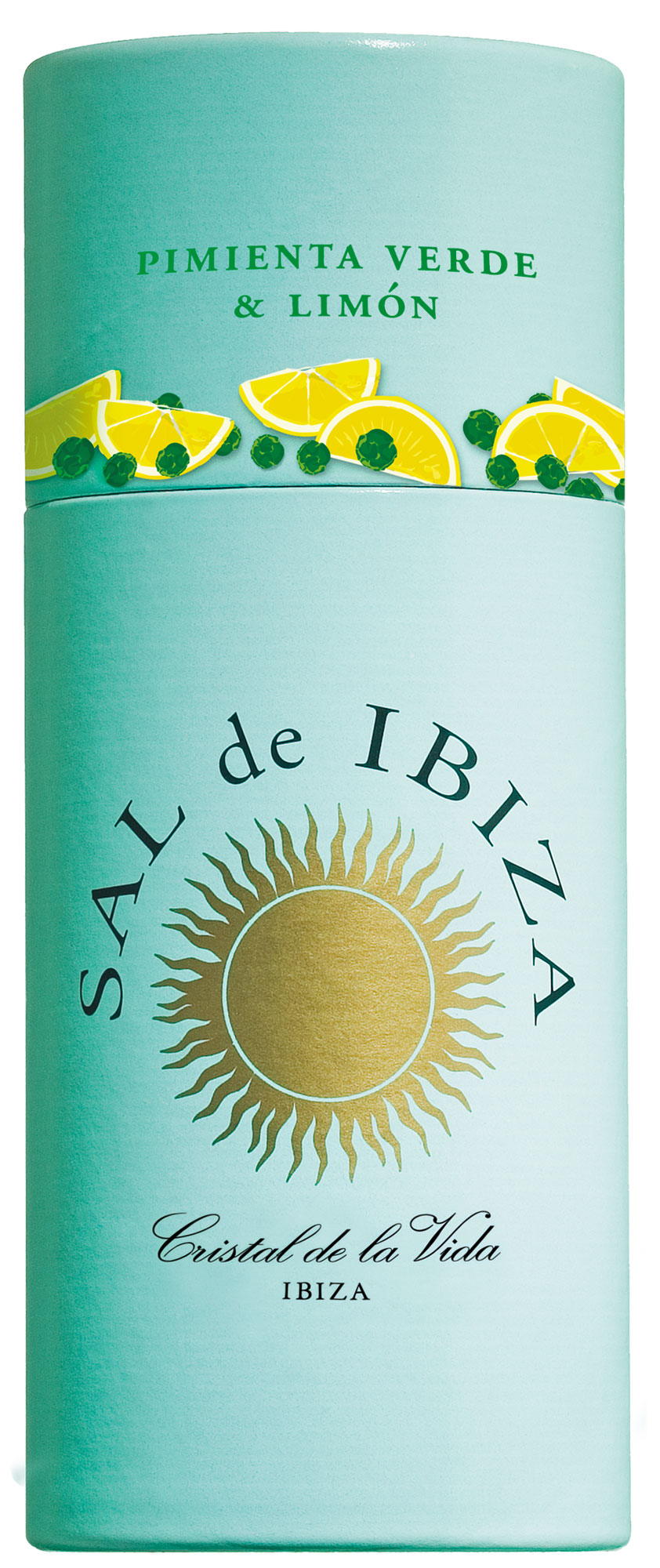 Sal de Ibiza Pimienta verde y limon