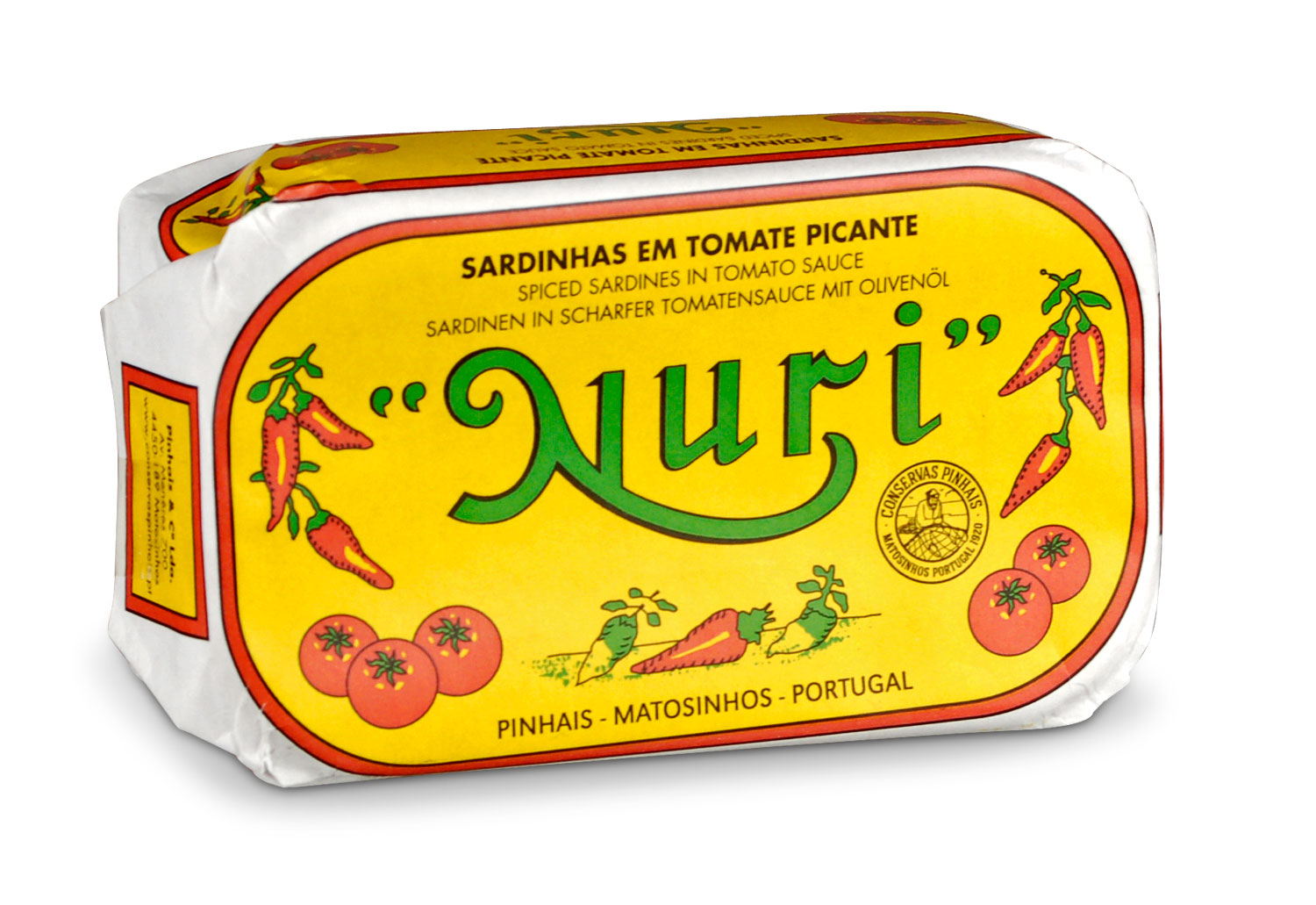 Sardinen in pikanter Tomatensauce