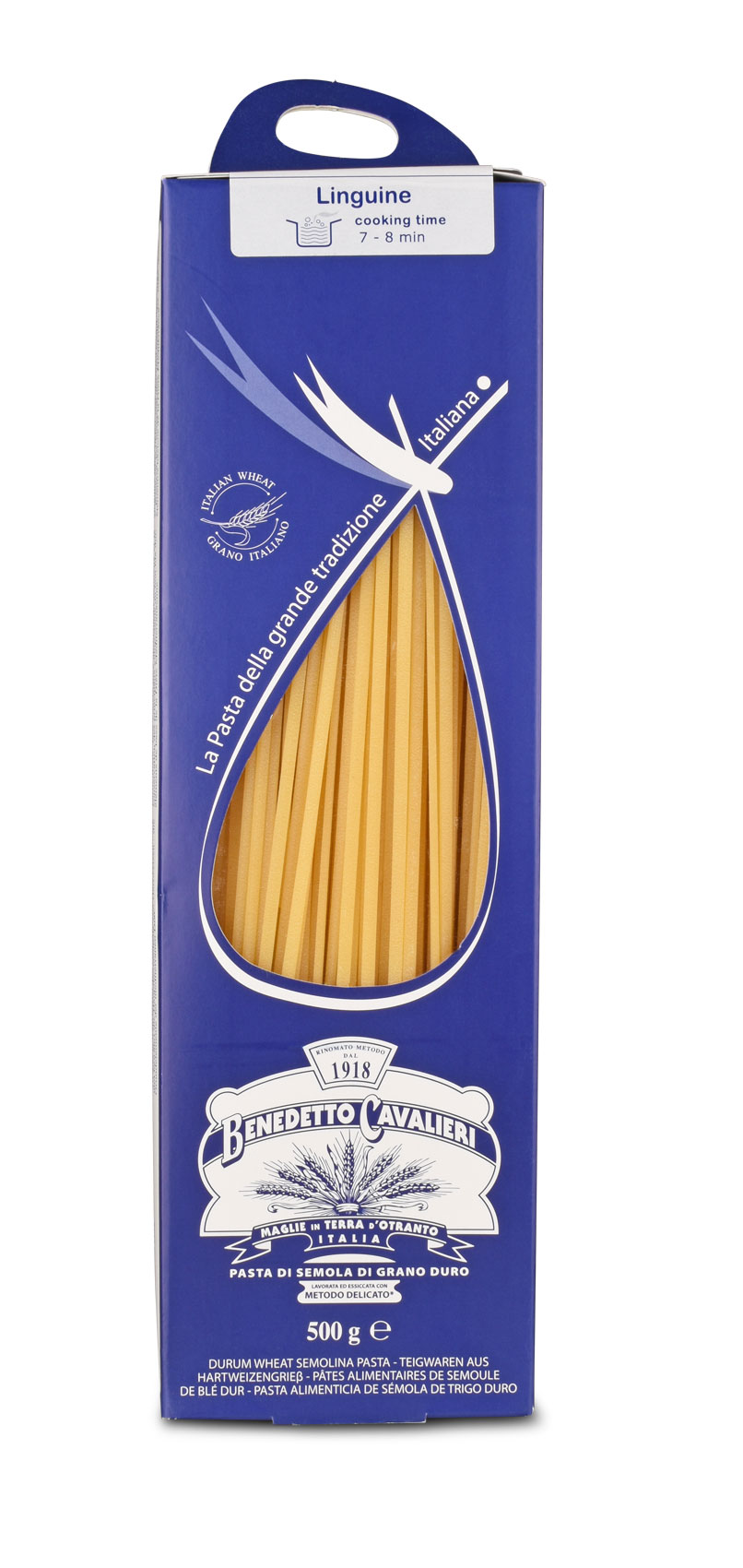 Linguine Benedetto Cavalieri Pasta aus Apulien Bronze-Pasta