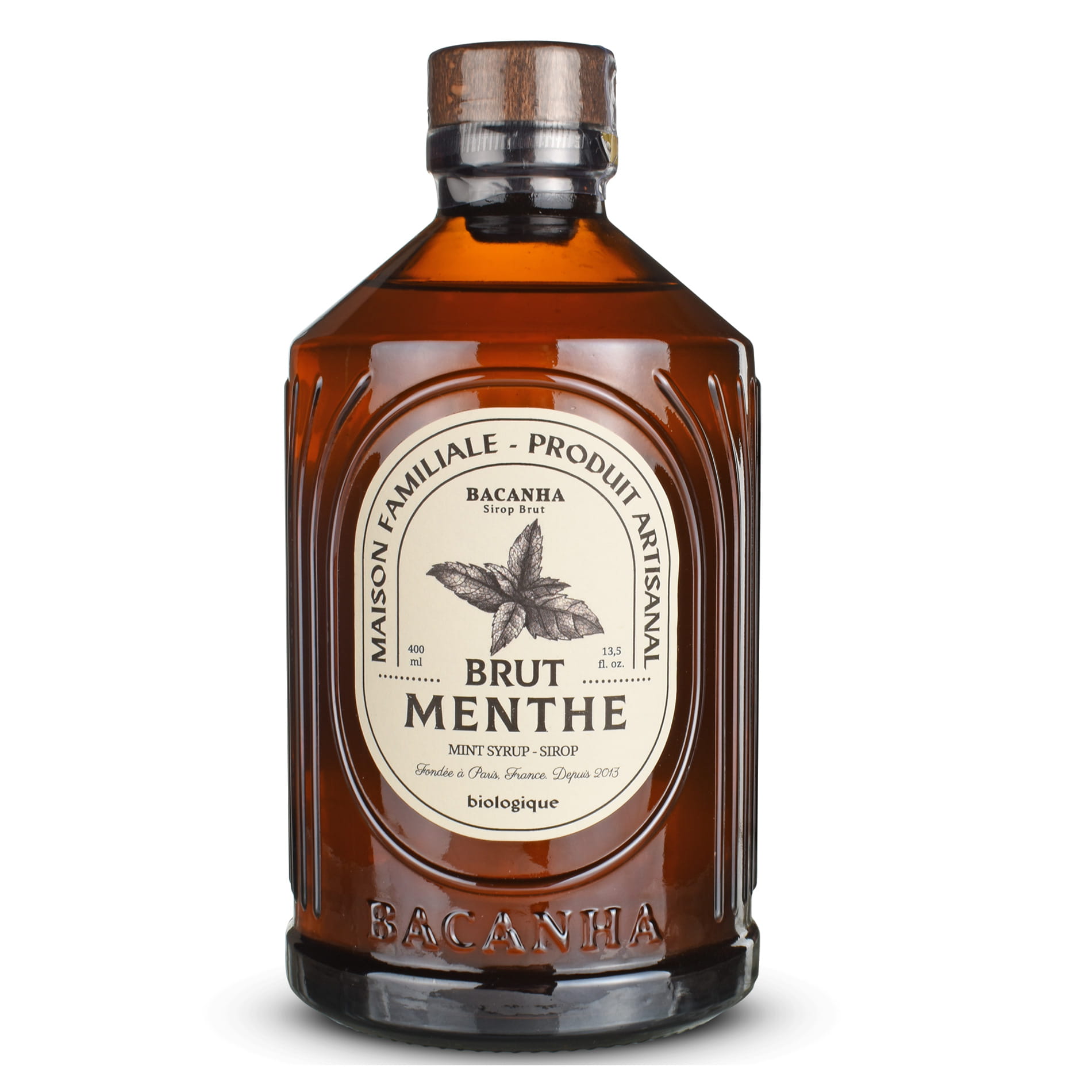 Bacanha Bio-Minz-Sirup in der 400-ml-Flasche