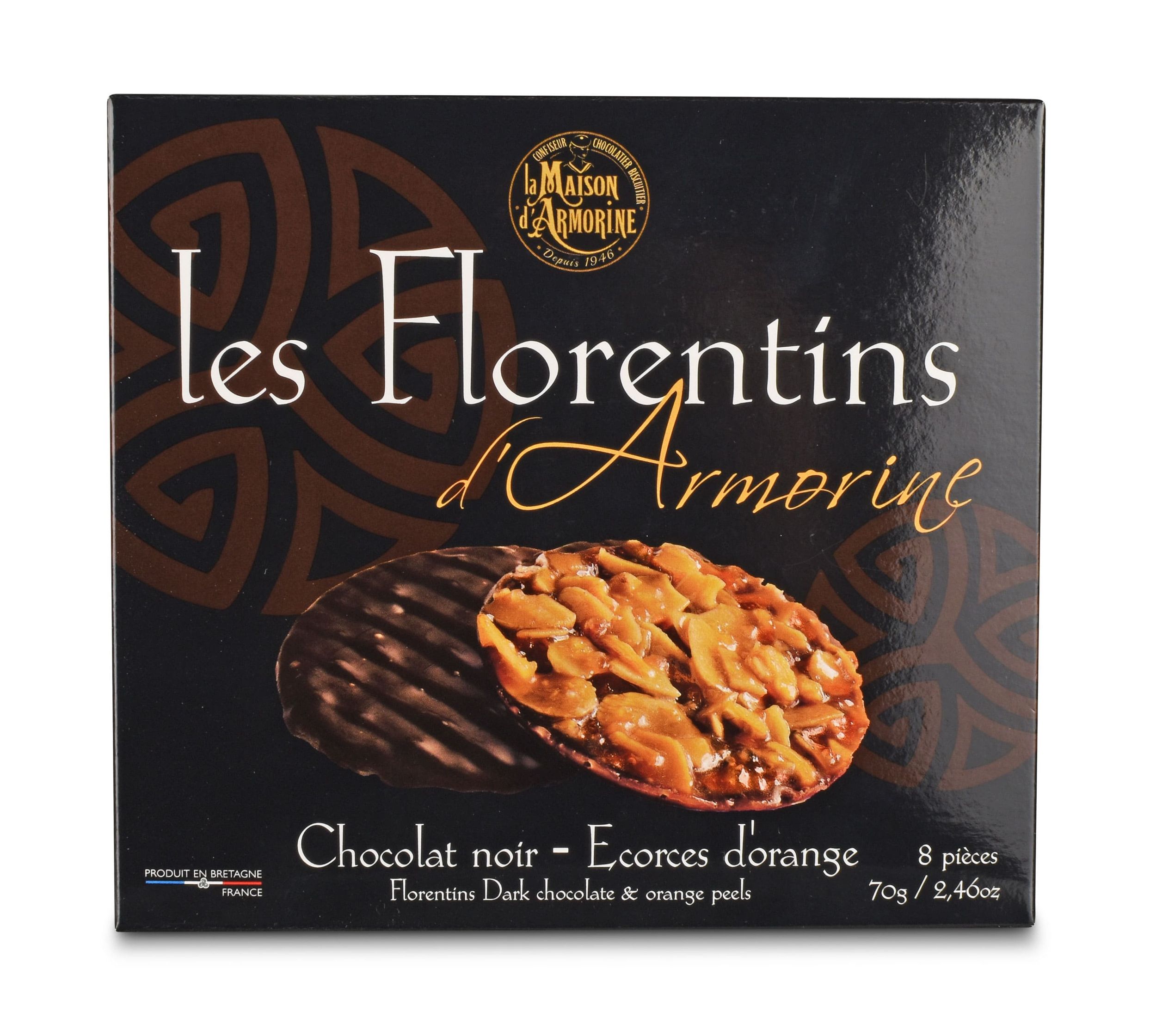 Les Florentins d'Armorine - Florentiner Plätzchen mit Zartbitterschokolade