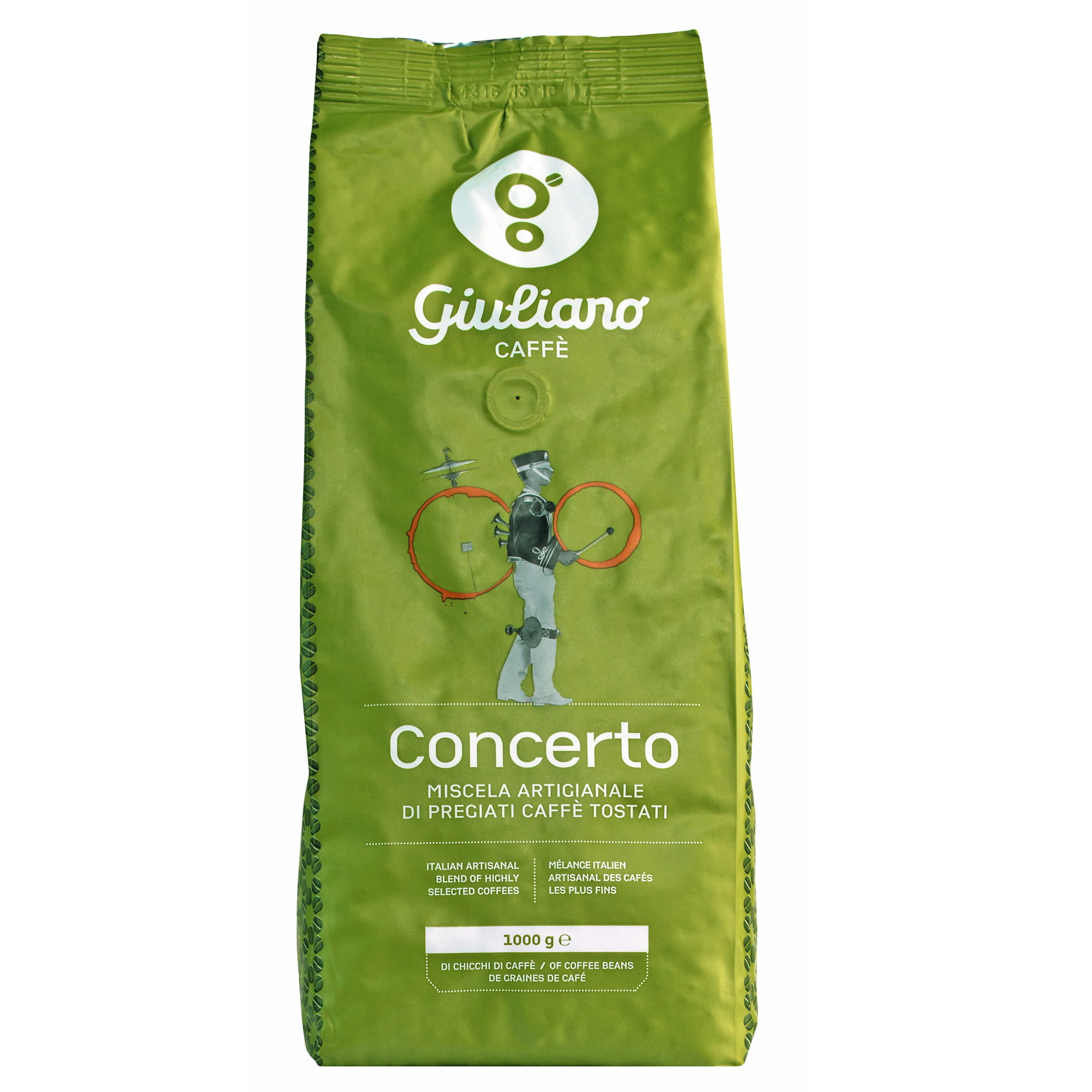 Giuliano Concerto Espresso – ganze Espressobohnen aus Italien