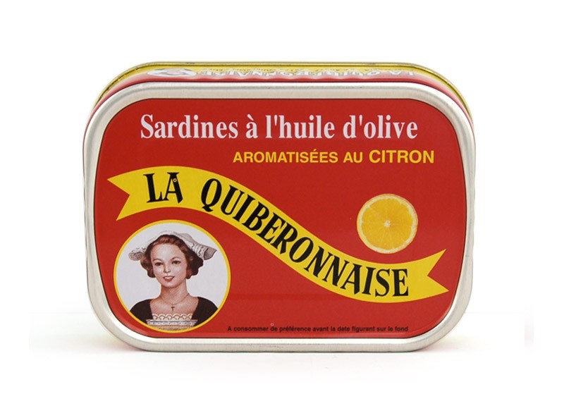 Jahrgangssardinen in Olivenöl mit Zitrone Jahrgangssardinen in Olivenöl mit Zitrone