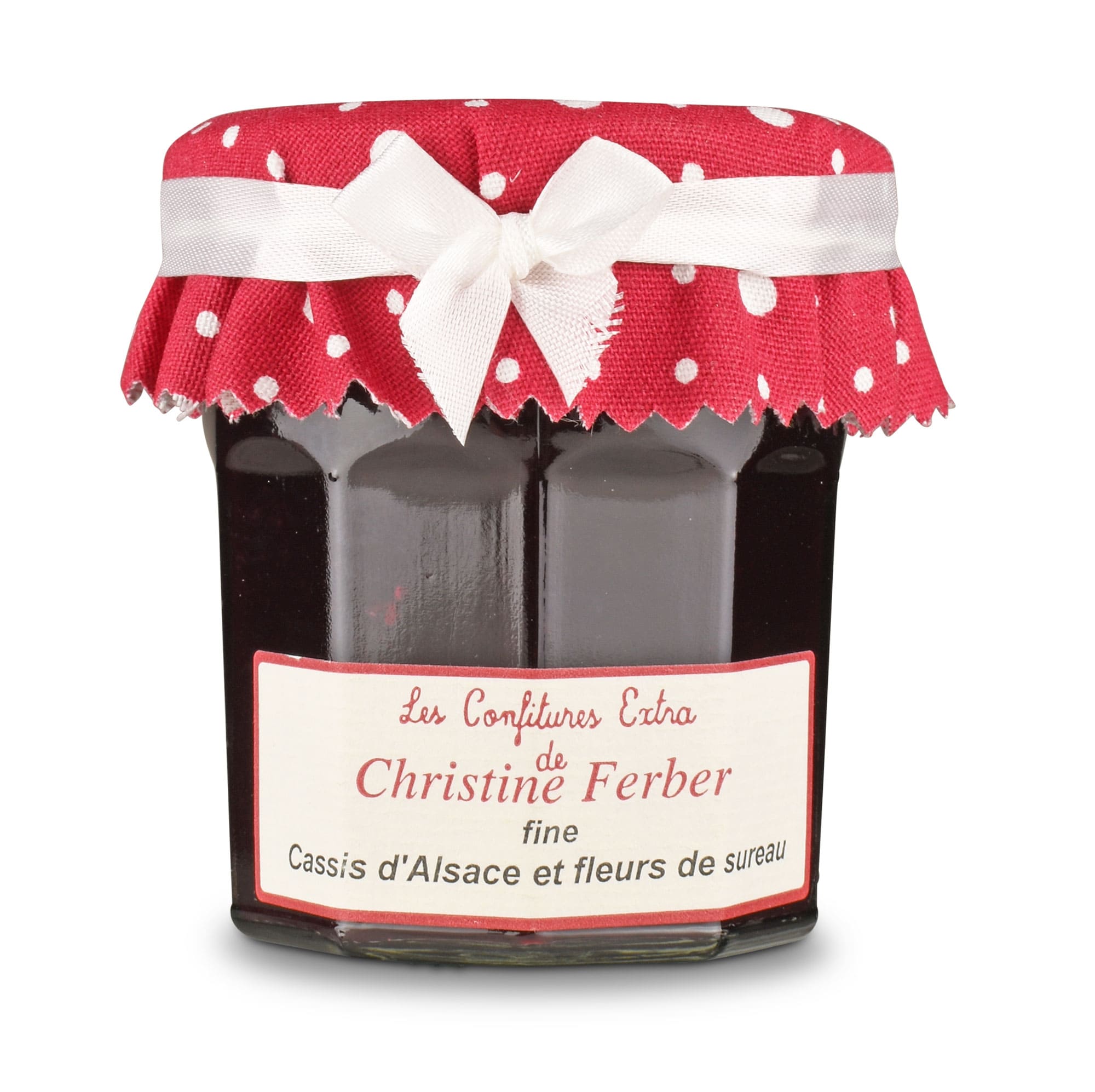 Christine Ferber Confiture fine Cassis et fleurs de sureau im 220g Glas