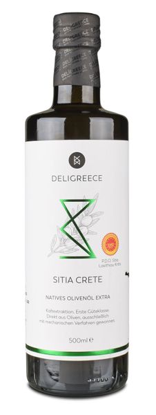 Sitia Crete P.D.O. Olivenöl Deligreece Olivenöl Sitia