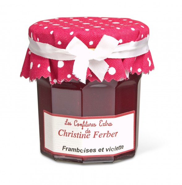 Framboise d'Alsace et violette Ferber Himbeerkonfitüre mit Veilchen