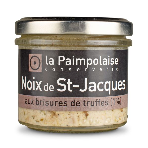 Noix de St-Jacques aux brisures de truffes Noix de St-Jacques aux brisures de truffes