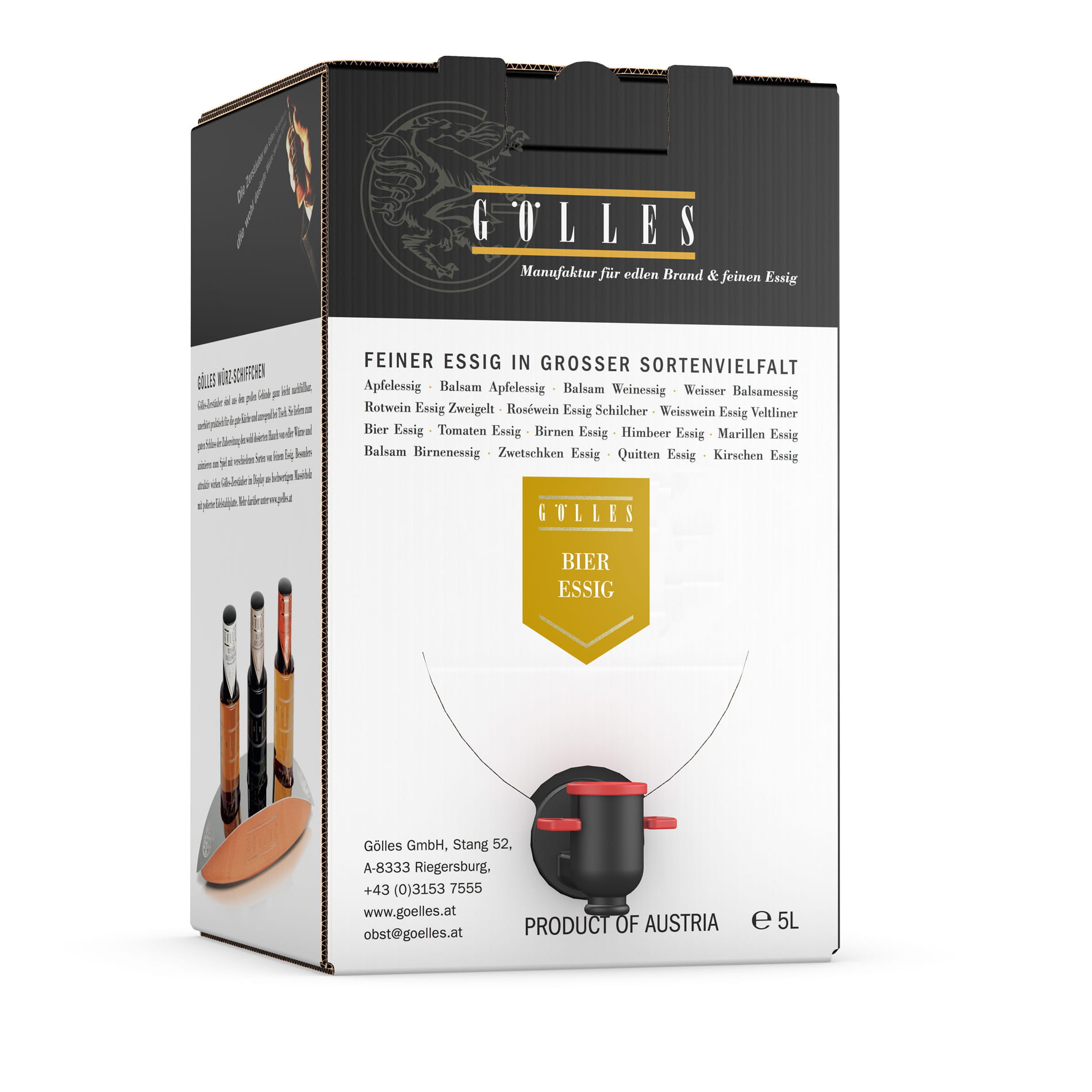 Bier-Essig Bag-in-Box Manufaktur Gölles