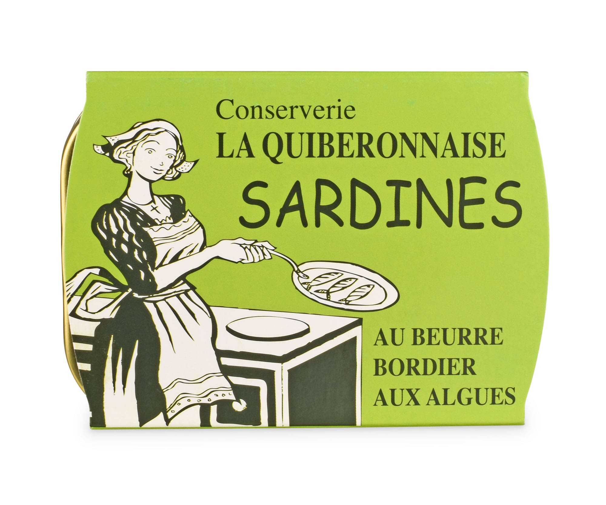 La Quiberonnaise Sardinen mit Bordier Butter und Algen