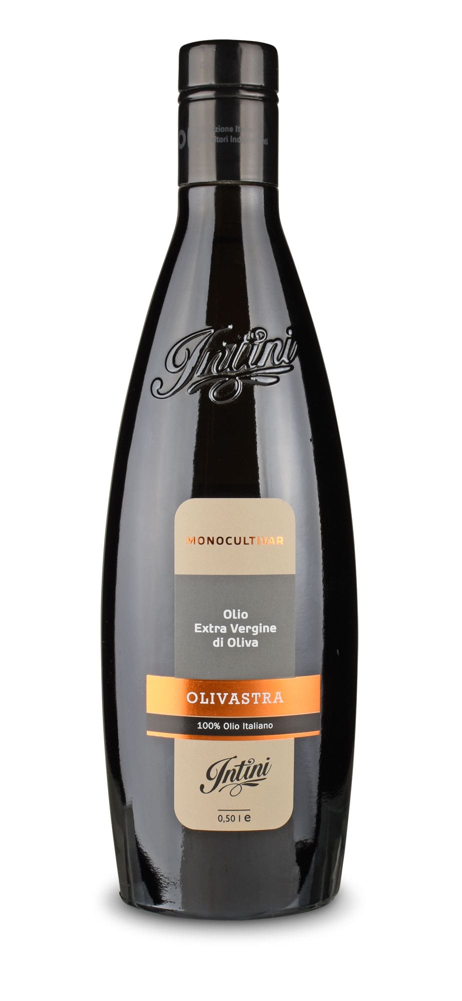 Intini Olivastra Olivenöl aus Apulien in der 0,5l Flasche