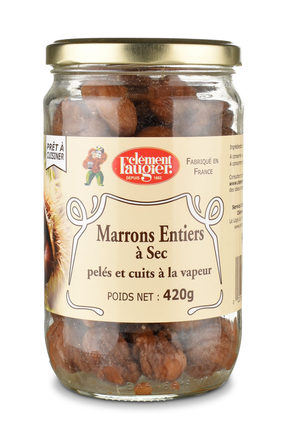 Ganze Maronen, geschält