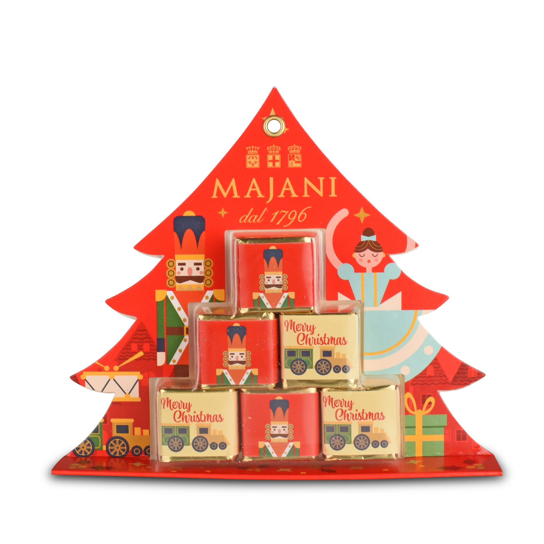 Fiat Cremino Majani Weihnachtsbaum Schichtnougat aus italien