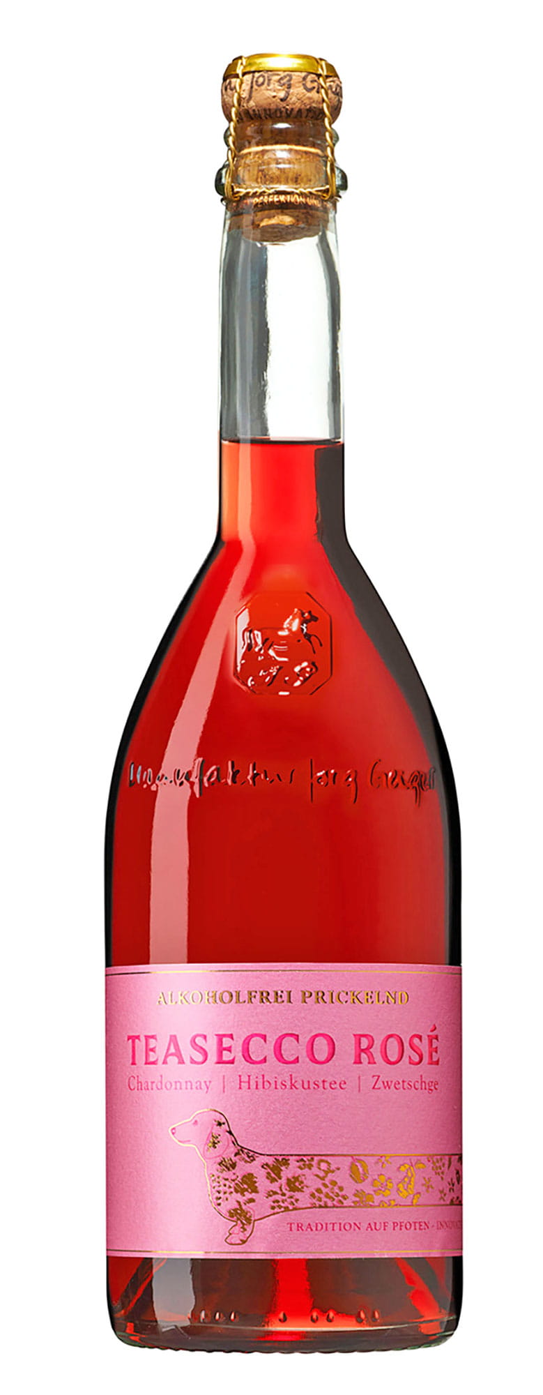 TEASECCO Rosé alkoholfrei - Manufaktur Jörg Geiger