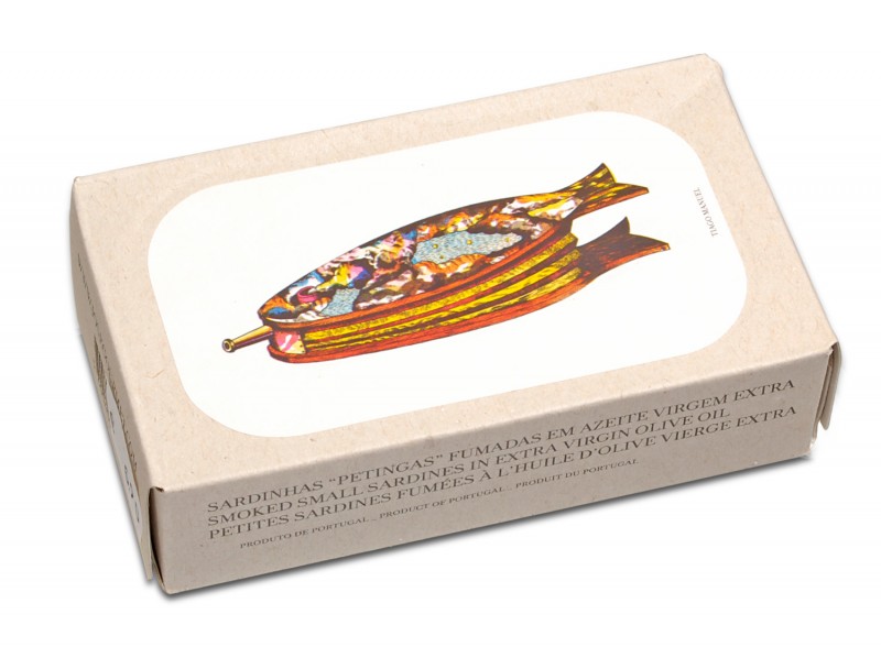 Kleine geräucherte Sardinen in Olivenöl